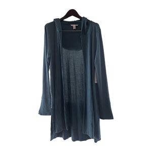Brand New Athleta Cozy Teal Cardigan Wrap